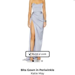 Katie May Strapless Light Blue Dress